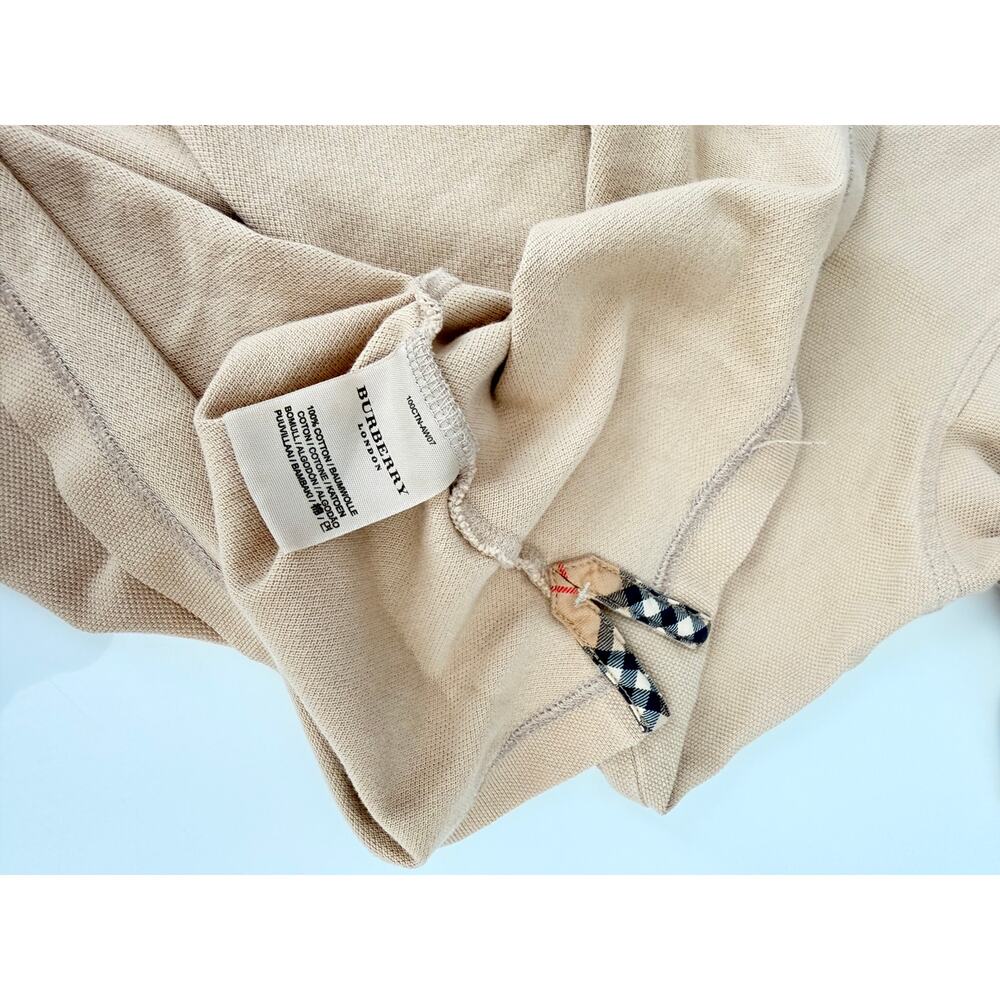 Tan Burberry Polo Shirt - Size XXL- 100% Cotton - Picture 5 of 5
